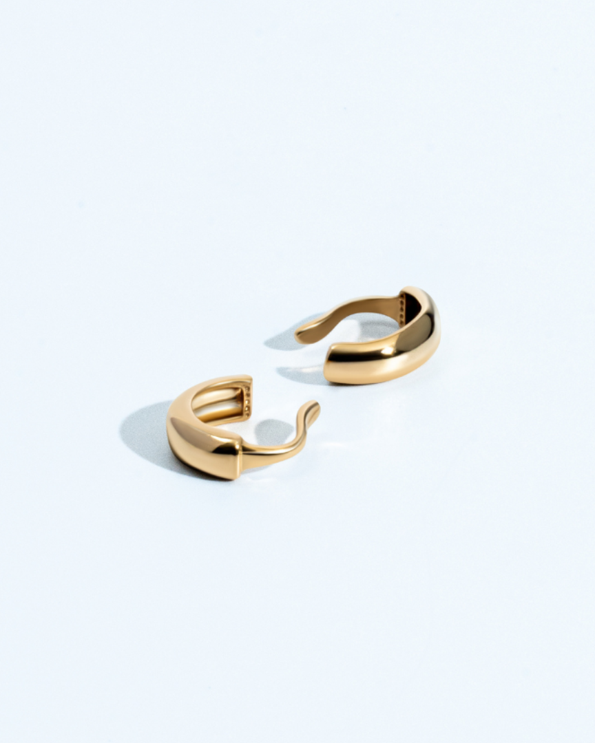 Gabrielle Thin Sculptural Ear Cuff