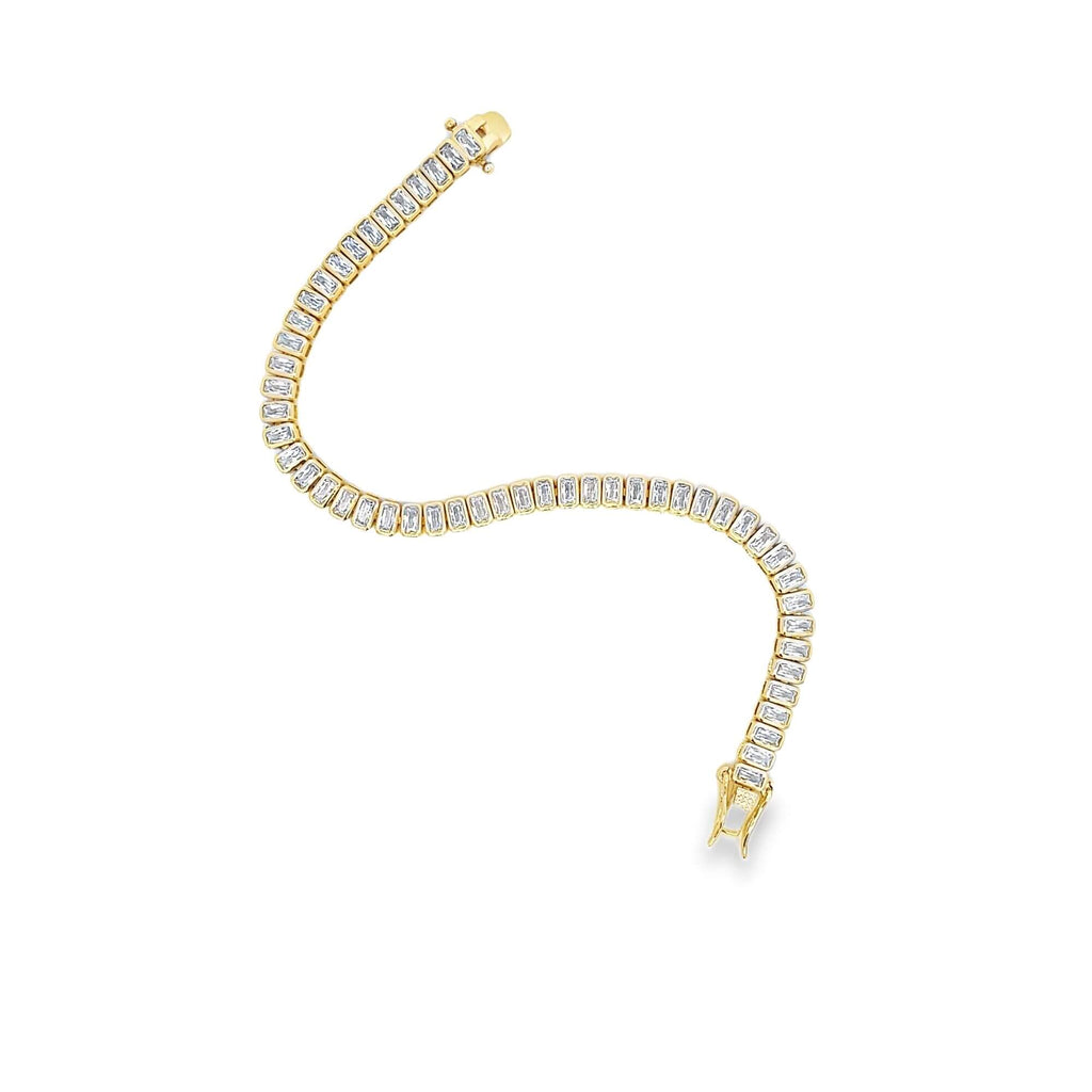 Laura Geometric Necklace & Bracelet Set Gold